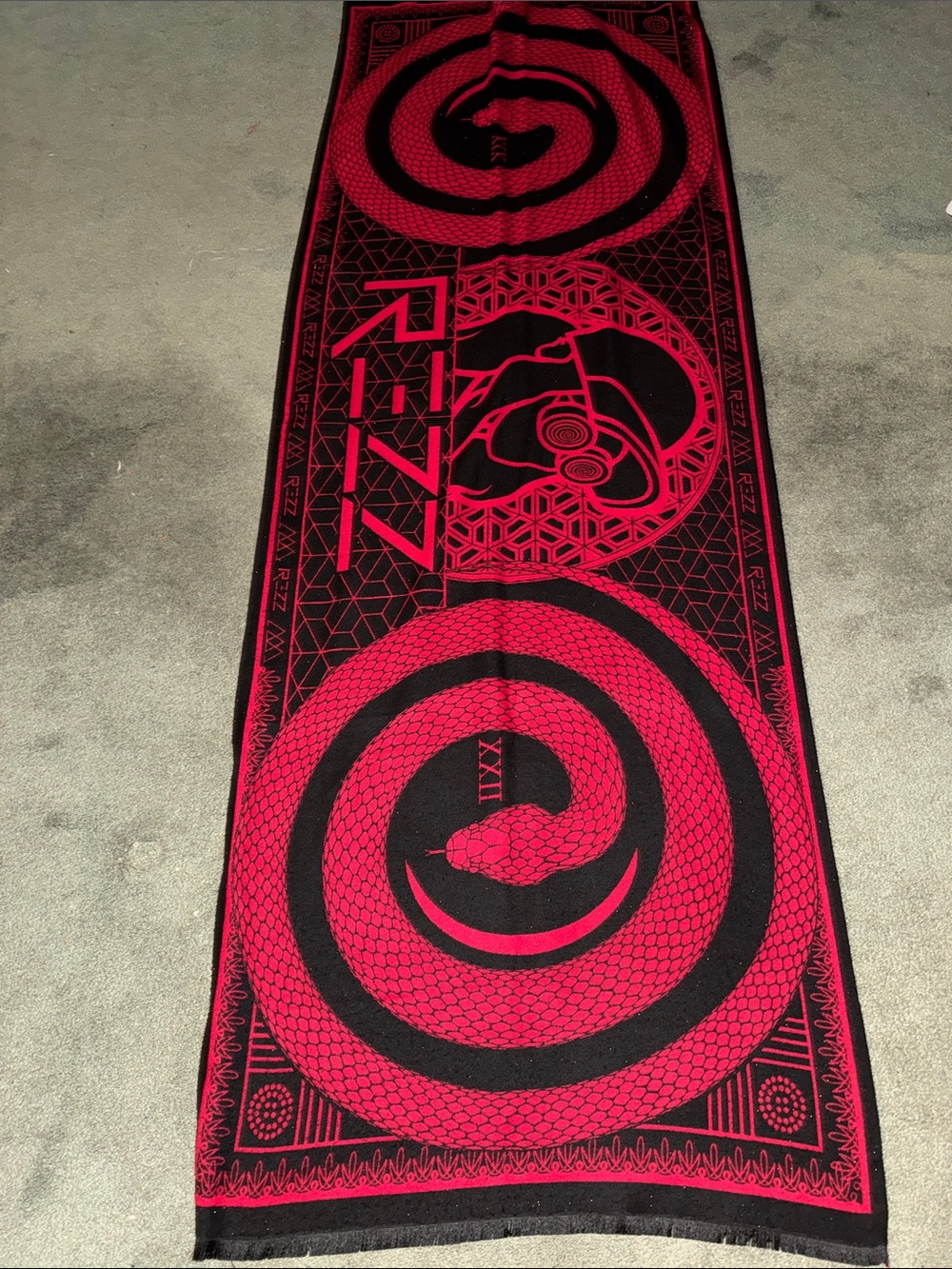Rezz priestess pashmina soft wrap scarf music festival